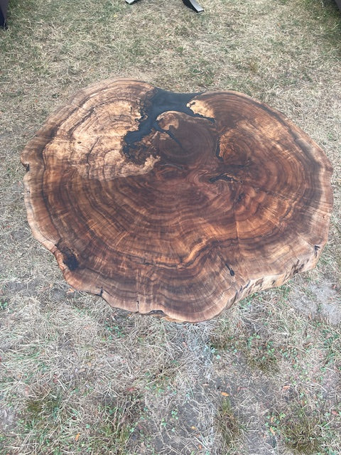 Walnut Burl Live Edge Table