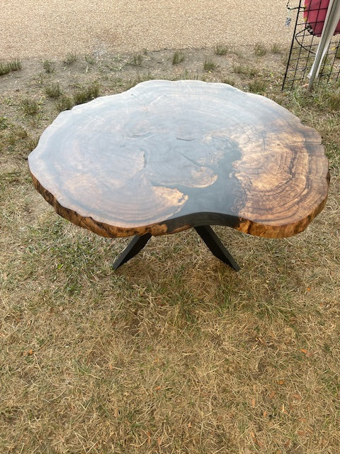 Walnut Burl Live Edge Table