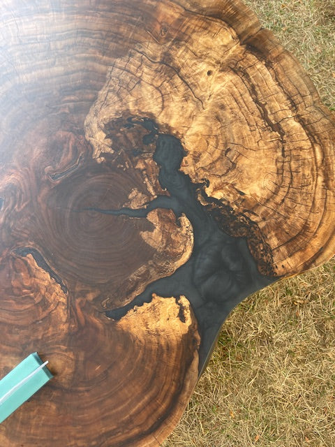 Walnut Burl Live Edge Table