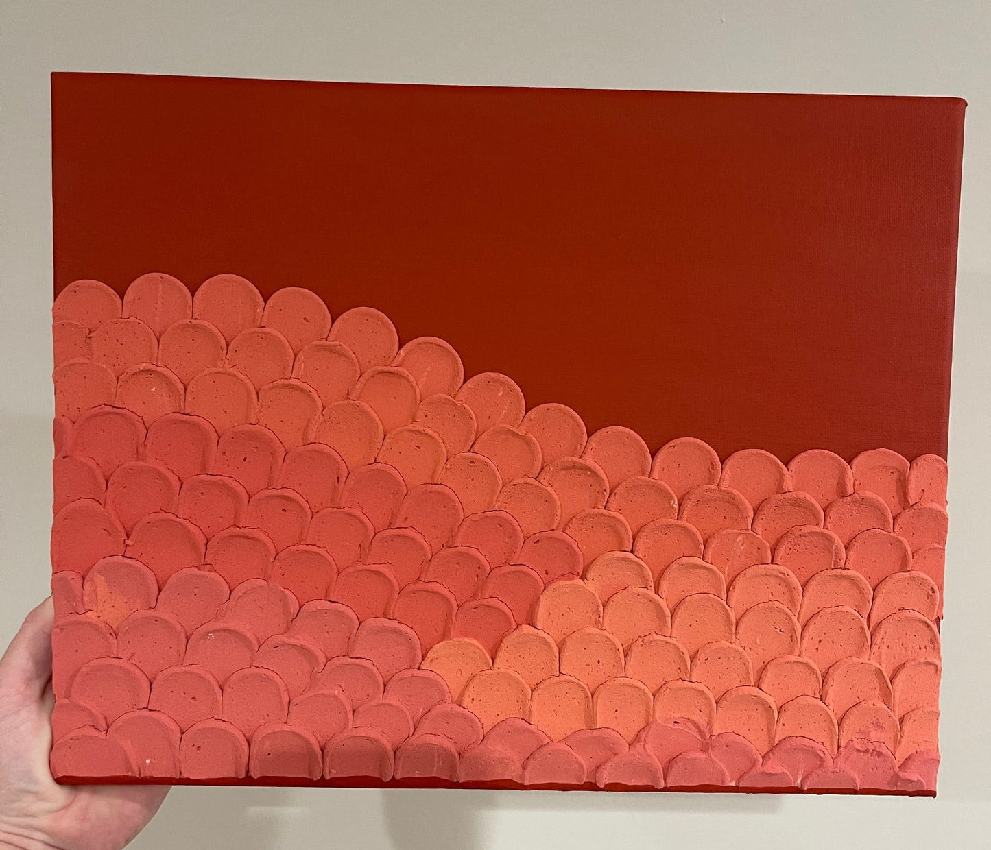 Burnt Orange Texture Art