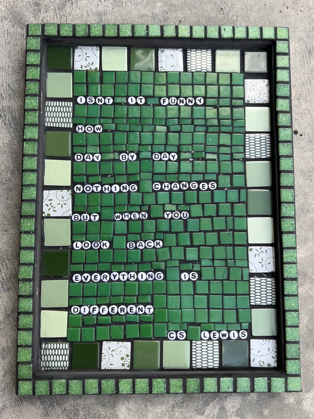 Mosaic Quote (Green)