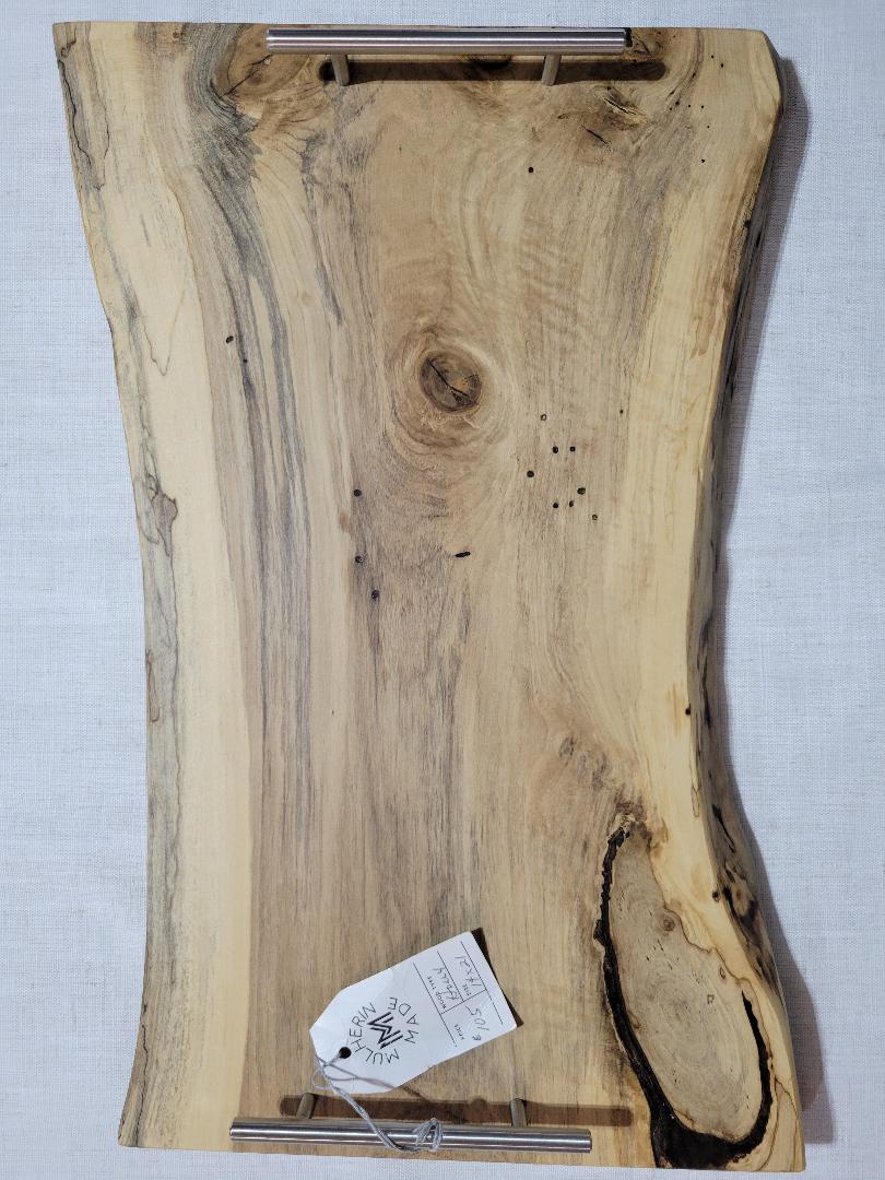 Charcuterie Live Edge Holly Board 14x21"