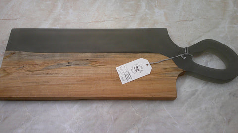 Charcuterie Paddle Board, Ambrosia Maple with Translucent Resin