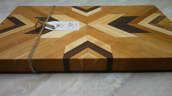 Cutting Board, 12x18" Cherry/Maple/Walnut