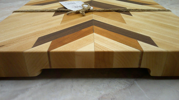 Cutting Board, 12x18" Cherry/Maple/Walnut