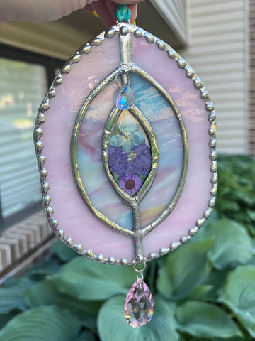 Flowering Yoni Stained Glass