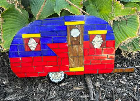 Camper Mosaic Wall Hanging