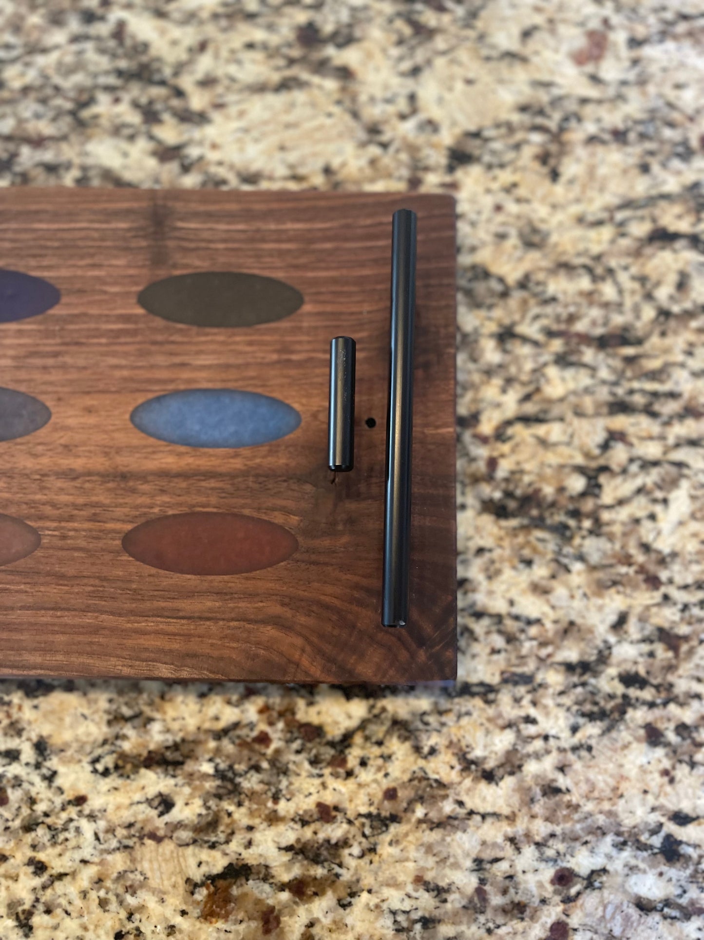 Custom 9x18 Charcuterie River Board w/ Handles