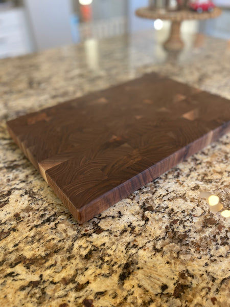 Cutting Board, 11x16" Walnut End Grain
