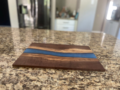 Custom 12x18 Charcuterie River Board w/o Handles